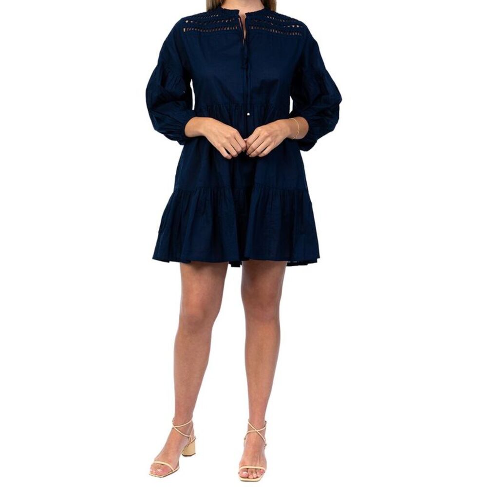 Tolani Womens Hadi Mini Dress, Blue
